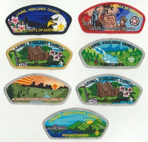 USA BOY SCOUTS OF AMERICA - BSA LAUREL HIGHLANDS COUNCIL SCHULTERAUFNÄHER CSP - Bild 1 von 2