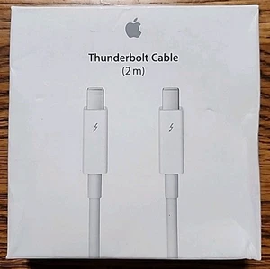 100% Original Apple Thunderbolt Cable (2 m) - White MD861LL/A A1410 - Bild 1 von 5