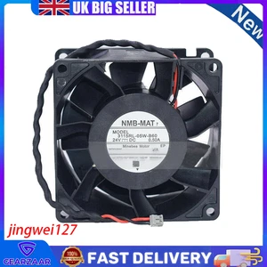 cooling fan OEM For NMB 3115RL-05W-B60 80X80X38MM DC24V 0.50A 2pin inverter - Afbeelding 1 van 3
