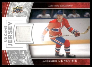 2013-14 Upper Deck UD Game Jersey Series 1 Jacques Lemaire #GJ-JL HOF - Picture 1 of 2