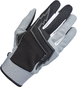 BILTWELL 1508-1101-303 Baja Gloves Medium Gray/Black - Picture 1 of 1