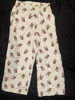 New Aerie Grinch Cindy Lou Max Women Large Flannel Christmas Pajama Pants NWT - Image 1 of 4