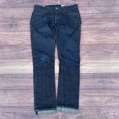 Rogue Territory Mens 32 Relaxed Taper Jeans Japanese Selvedge Standard 5 Pocket - Image 1 of 4
