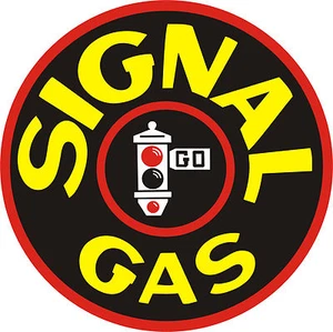 Calcomanía/pegatina de vinilo vintage SIGNAL GASOLINA ** 5 tamaños ** - Imagen 1 de 1
