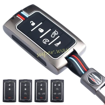 For 2023-2025 Jeep Grand Cherokee L WL Metal Car Key Case Cover Shell Keychain - image 1 of 4
