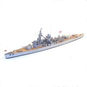 New DIY 1:400 German Lutzow Class Battleship 3D Paper Model Military Puzzle Kit - Picture 1 of 9