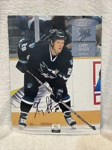 RARE Gary Suter AUTOGRAPHED San Jose Sharks 2001 SGA Photo Card, VERY NICE! - Picture 1 of 3