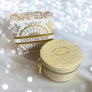 Brand New Gift-of-Purchase Dior Beauty Gold Glitter Jewelry Case - Picture 1 of 7