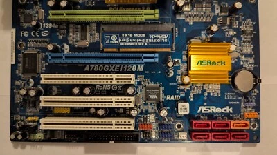 ASRock A780GXE/128M AM2+ ATX Motherboard w/AMD Athlon 64 CPU w/4Gb DDR2 - Image 1 of 4