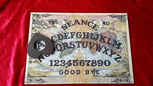 Wooden Ouija Board & Planchette Magic Angel Witch Seance Weeja game - Picture 1 of 1
