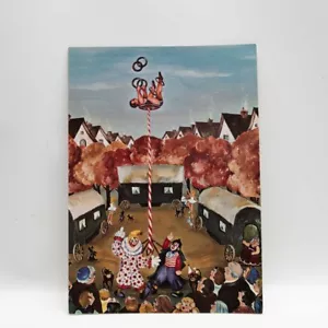 VTG Ingeborg Sperling Traveling Circus Postcard Vorstadtzirkus Edition Korsch - Picture 1 of 11
