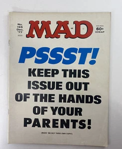 DECEMBER 1977 '77 VINTAGE E.C. MAD MAGAZINE 195 SUBCERSIVE HUMOR MEETS ART BLIMP - Picture 1 of 3