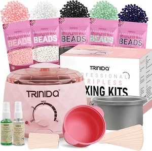 TRINIDa Waxing Kit einzigartiges Design Wachswärmer streifenlos professionelle Haarentfernung - Bild 1 von 8