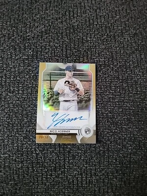 2020 Bowman Sterling Baseball Nico Hoerner Autograph Gold 6/50 - SC4339 - Image 1 of 2