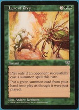 Lure of Prey Mirage NM Green Rare MAGIC THE GATHERING CARD (ID# 249316) ABUGames