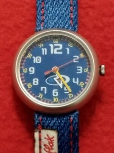 Orologio da polso “Flik Flak” con cassa in alluminio e cinturino in tessuto blu - Foto 1 di 6