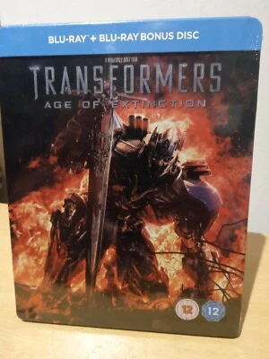 Transformers Age Of Extinction Blu Ray Steelbook UK Release NEW & SEALED - Image 1 of 2