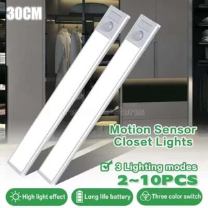 2-5 Pack 88 LED Rechargeable Battery Operated Motion Sensor Light Magnetic HOT - Picture 1 of 9