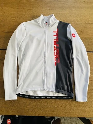 Jersey de ciclismo térmico de manga larga Castelli - grande para hombre. Nuevo sin etiquetas. Foto 1 de 4