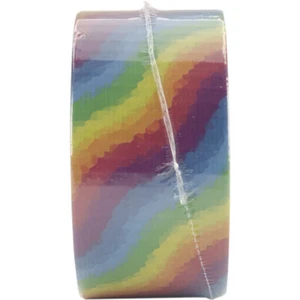 Patterned Duck Tape 1.88"X10yd Rainbow - Picture 1 of 4