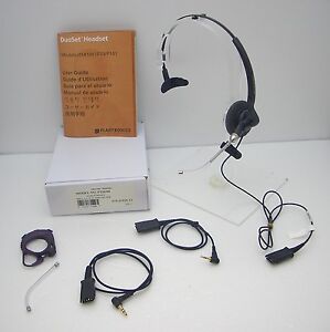 Plantronics H141 Headset PTH300 with Spectralink cable replaces PTH100 / PTH200