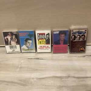 George Jones Conway Twitty Cassette Lot I Am What I Am Best Of Living Legends - Picture 1 of 12