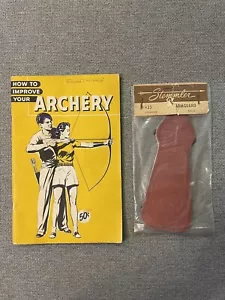 Archery Booklet & Stemmler Armguard #25 Cowhide Brand New in original package - Picture 1 of 9
