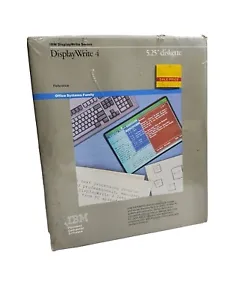 IBM DisplayWrite 4 Series 3.5 Diskette Computer Software PC Dos 3.20 Rare 1986 - Picture 1 of 5