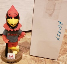 NIB St Louis Cardinals Rockey Mascot Memphis Redbirds Bobblehead SGA 4-12-04 HTF