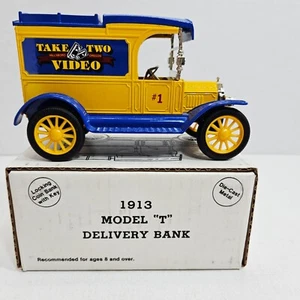 Take Two Video Ford 1913 Model T Van Delivery Truck Ertl Bank Die Cast Metal USA - Picture 1 of 17