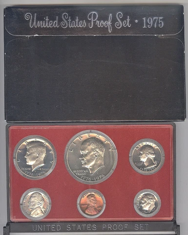 1975 United States Mint Proof Set! Cover