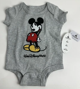 Walt Disney World Parks Mickey Mouse Infant Baby Boys Size 3 Months 3M Bodysuit - Picture 1 of 5