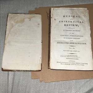 The Medical and Chirurgical Review - Volume III - July 1796 / Medicine Surgery - Picture 1 of 7