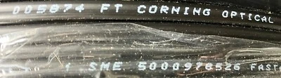 Corning 001EB4FR100F-P ROC Drop Dielectric Cable FastAccess SM OS2 100 ft NEW! - Image 1 of 4