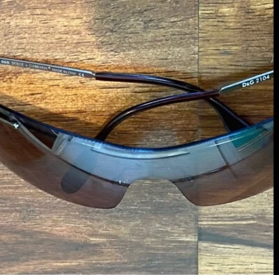 Gafas de sol de diseñador Dolce & Gabbana para hombre escudo plateado D&G 2104 D39 19160 Foto 1 de 3