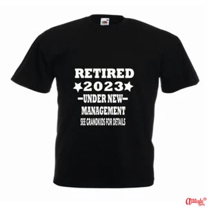 Camiseta de jubilación-retirada-2023 bajo nueva administración ver nietos para más detalles - Imagen 1 de 2