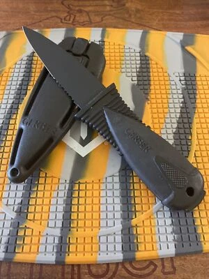 Cuchillo de buceo de hoja fija Gerber M. Baroni RARO/DESCONTINUADO con funda original🇮🇹 Foto 1 de 4