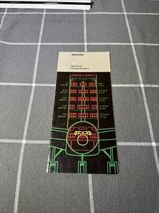 Vintage Boeing 777 Technical Characteristics Brochure - Picture 1 of 13