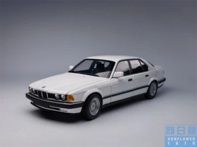 Minichamps  1/18 BMW 730i E32 1986 White Diecast Model Toy Car Gifts For Father - Image 1 of 4