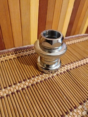 JAPAN VINTAGE TANGE 1 INCH THREADED HEADSET CHROME OLD SCHOOL STEEL FRAME - Image 1 of 3