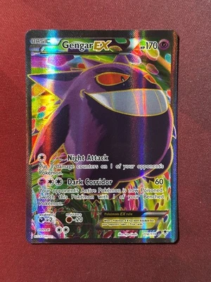 GENGAR EX 114/119 Phantom Forces FULL ART FA holo Pokemon TCG card - READ - Image 1 of 4