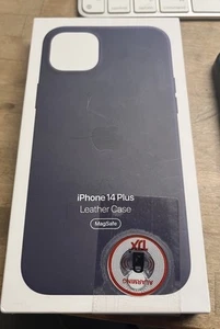 iPhone 14 Plus Leather Case with MagSafe ink color - Picture 1 of 7