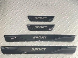 For 4PCS Toyota RAV-4 Sport Accessories BLK Car Door Scuff Sill Cover 2014 - Picture 1 of 6