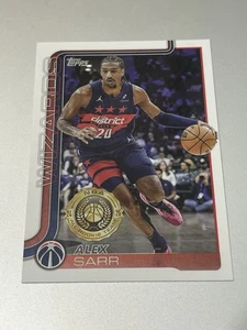 2025-26 Topps Basketball All-Rookie Team #96 ALEX SARR WASHINGTON WIZARDS - Picture 1 of 2