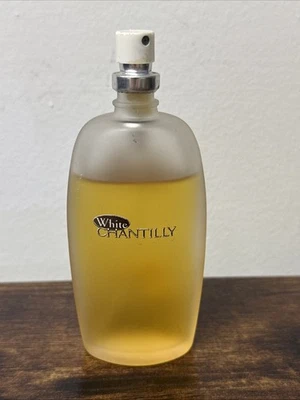 复古 PARFUME CHANTILLY 白色 1.7 FL.OZ EDT 喷雾 DANA 无盒 无盖 — 第 1/2 张图片