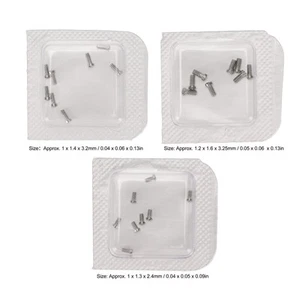 8 SZTUK Micro Watch Repair Śruby Stal nierdzewna Watch Back Cover Śruby do B FOY - Zdjęcie 1 z 31