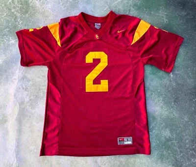 Vintage Nike NCAA USC Trojans Jersey #2 Size Youth L (16-18). - Image 1 of 4