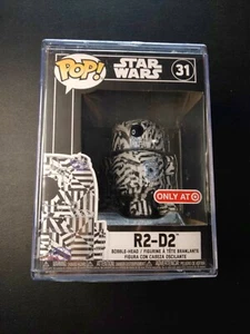 Funko Pop! Pila dura exclusiva de objetivo Futura Star Wars R2-D2 #31 - Imagen 1 de 6