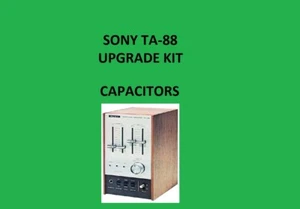 Stereo Amplifier SONY TA-88 Repair KIT - all capacitors - Picture 1 of 16