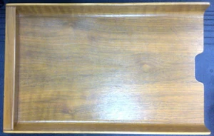 Martin Aberg MCM 70er Teak Büro Schreibtisch Papier Akten Tablett Rainbow Products Sweden - Bild 1 von 4